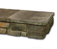 Raised Hearth with Hearth Pads