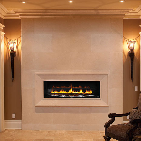1116 Cast stone fireplace mantel