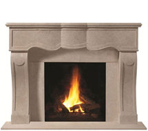 1104.527 stone fireplace mantle surround in Vancouver