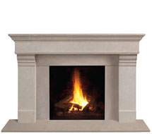1110.556 stone fireplace mantle surround in Vancouver