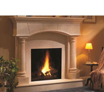 1130.80.531 stone fireplace mantle surround in Vancouver