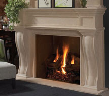 1144.577 stone fireplace mantle surround in Vancouver