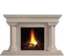 1147.555 stone fireplace mantle surround in Vancouver